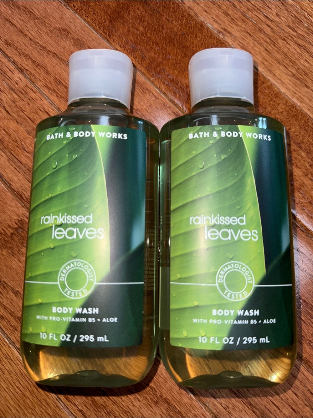 BBW 2pc Rainkissed Leaves Body Wash